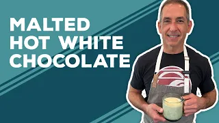 Love & Best Dishes: Malted Hot White Chocolate Recipe | Homemade Hot Chocolate Drink