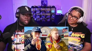 Kidd and Cee Reacts To Brits try the best Gas Station food in America!