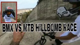 SUPER/BMX VS MTB HILLBOMB RACE