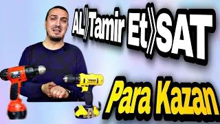 Tamir Et Para Kazan / Şarjlı Vidalama Spiral Matkap  Batarya Tamiri