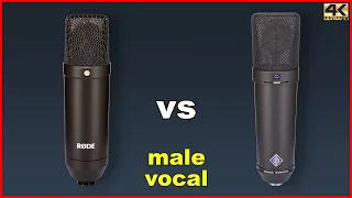 Røde NT1 vs Neumann U87 IA mt  [Male Vocals | Music]