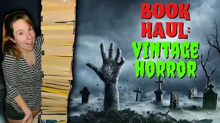 Vintage Horror Paperback Book Haul + Beer | MASSIVE Paperbacks From Hell Haul!