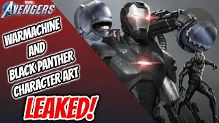 War Machine And Black Panther Character Art LEAKED - Marvel's Avengers DLC