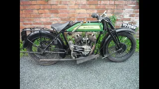 Royal Enfield 1,000 cc Model 180 1926 in for recomissioning 7 The test ride!