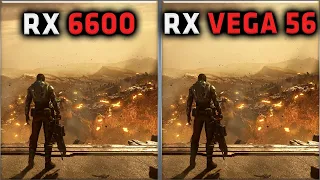 RX 6600 vs RX VEGA 56 Benchmark – 59 Tests