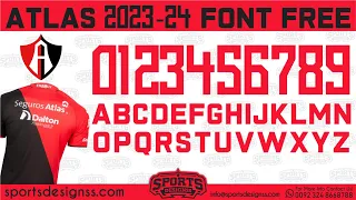 Atlas 2024 Football Font Free Download by Sports Designss | Football 2024 Font Free Download