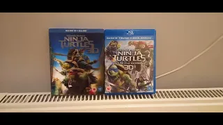 Teenage Mutant Ninja Turtles 2-Movie Collection Blu-ray 3D Unboxing