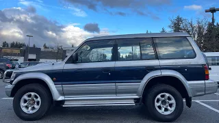 1996 Mitsubishi Pajero Field Master 4WD super select 2.8L turbo diesel intercooler 4M40, V46 RHD JDM