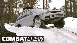 Подготовленная Subaru против настоящих внедорожников!