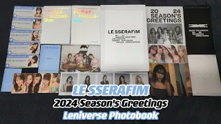 [Unboxing] LE SSERAFIM - 2024 Season's Greetings + Leniverse Photobook FIMbidi-Bobbidi-Boo