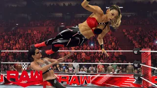 WWE 2K24 RAW SHAYNA BASZLER VS ZOEY STARK