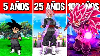 SOBREVIVÍ 100 AÑOS COMO BLACK GOKU en GTA 5!! (Dragon Ball Z mod)