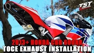 How to install TOCE Exhaust on 2013-2020 Honda CBR 600RR by TST Industries