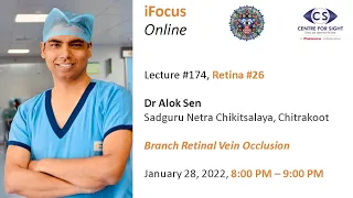 iFocus Online #174, Retina #26,  BRVO by Dr Alok Sen, SNC, Chitrakoot