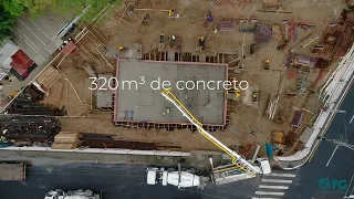 Skyline Tower - Concretagem do Bloco de Fundação 2020