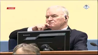 2017-11-22 - Életfogytig tartó szabadságvesztésre ítélte Ratko Mladićot a hágai törvényszék