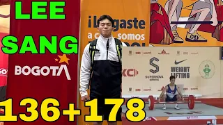 Lee Sang (67kg) iwf World championship (136+178) Bogota 2022!