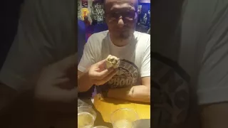I eat my first Balut