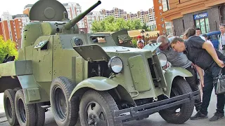 BA-10M. The last Soviet tank on wheels