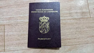 Luxembourg Passport Unboxing