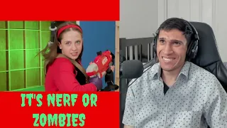 Reacting to If NERF Fights Had Zombies 2