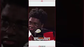 When Kodak Black walked out mid interview 😳🤔