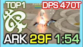 TOP1 Tempest ARK 29F 1:54 / DPS 470 Trillion / ARK Contest S1 / Dragon Nest China