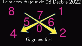 LA CROIX DU JOUR DE 08 DÉCEMBRE 2022  DE LOTTO ET LE CALCUL DES PIONS FORT POUR TOUT PAYS