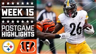 Steelers vs. Bengals | NFL Week 15 Game Highlights