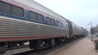 Amtrak 65 And Track Inspector At Ashland