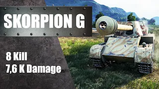 Rheinmetall Skorpion G 8 Kills 7,6 K Damage World of Tanks