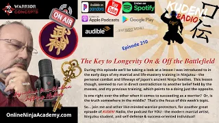 The Key to Longevity On & Off the Battlefield | KUDEN! e210