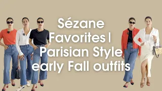 Sezane Favorites & Try On | Parisian Style Early Fall Outfits