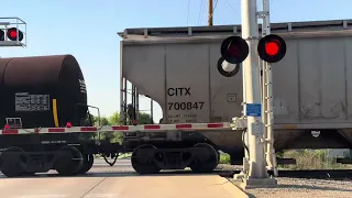 CP 8883, 9370 Grabbing Cars in Mason City New Yard. #locomotive #train #railfan #railway #cpkc #rail