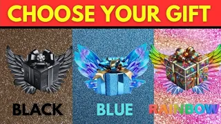 Choose your GIFT 🎁 ✨️ Black 🖤Blue 💙Rainbow 🌈