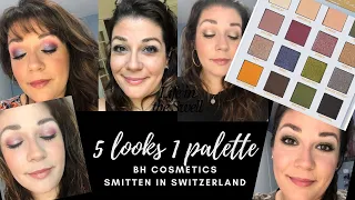 5 looks 1 palette Smitten in Switzerland by BH Cosmetics