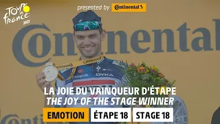 Winner's emotion - Stage 18 - Tour de France 2023