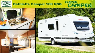 Dethleffs Camper 500 QSK (2021): Was kann der kompakte Familien-Camper? - Test/Review| Clever Campen