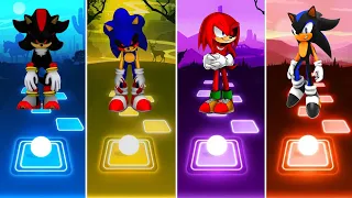 Shadow Exe 🆚 Sonic Exe 🆚 Knuckles Exe 🆚 Dark Sonic || Tiles Hop Gameplay 🎯🎶