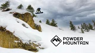 CLIFF DROPS and UNTOUCHED LINES at Powder Mountain