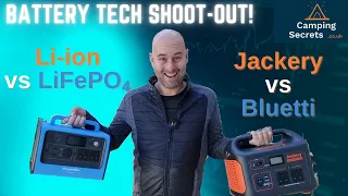 Battery Tech Shoot-Out - Lithium-Ion vs LiFePO4 - Jackery vs Bluetti - Power Station Rivals