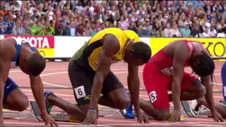 USAIN BOLT 100M WORLD CHAMPIONSHIP 2017 SEMI FINAL