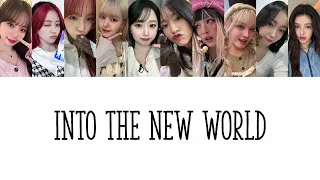 How would THESE GEN 4 FEMALE IDOLS sing "Into The New World" by SNSD (Color Coded Lyrics)