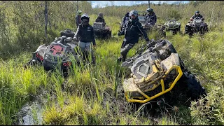 Стелс Гепард, CAN-AM TRAXTER HD 10 и XMыRи, на ковровом болоте! Что из этого получилось?!