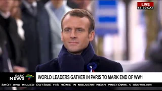 World leaders gather for World War 1 Armistice event, Paris