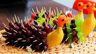 Art In Banana Decoration | Banana Art | Fruit Carving Banana Garnishes | Italypaul.co.uk