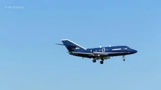 Mystere 20DC , G-FRAL, ARRIVAL at Leeuwarden; FRISIAN FLAG 2016