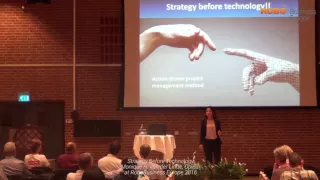 Strategy Before Technology - Monique H. van der Linde at RoboBusiness Europe 2016