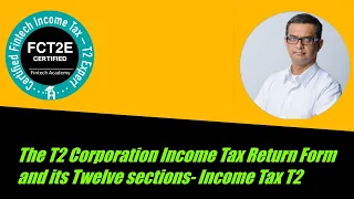 Income Tax T2 - Corporation Form Layout