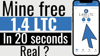 FREE $100 LITECOIN CASHOUT after 20 seconds review video | LTC mining website review.